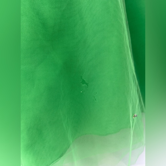 Mori Lee by Madeline Gardner Size 7/8 Green Envy Strapless Quinceañera Ball Gown - Picture 6 of 13